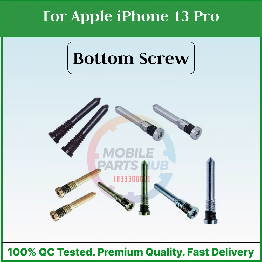 For Apple iPhone 13 Pro New Bottom Screw Pentalobe Dock Connector Screw Replacemnt Parts Mobile Parts & Accessories Price in Bangladesh - Mobile.com.bd