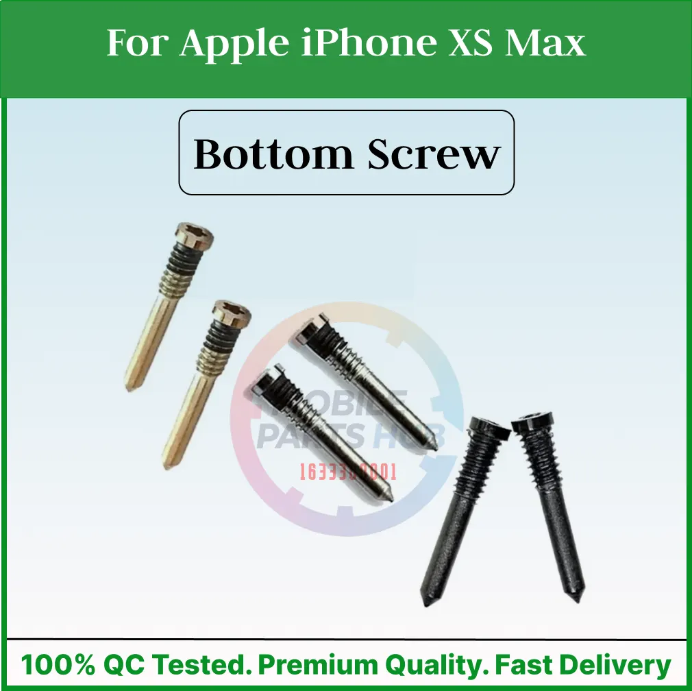 For Apple iPhone XS Max New Bottom Screw Pentalobe Dock Connector Screw Replacemnt Parts Mobile Parts & Accessories Price in Bangladesh - Mobile.com.bd