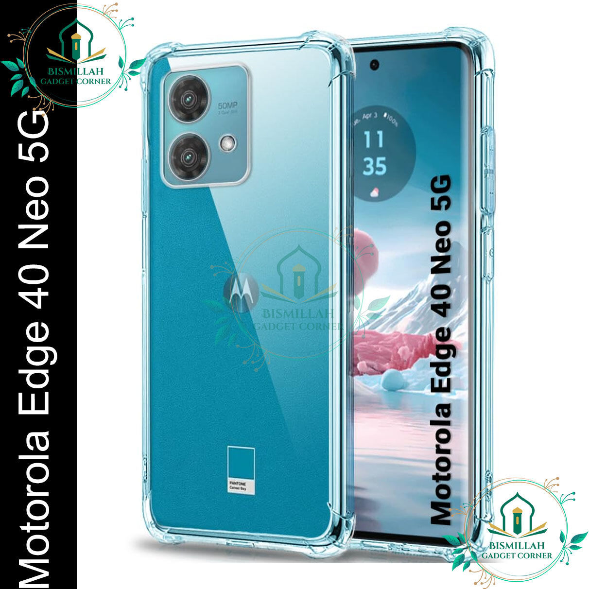 Motorola Transparent back cover For Motorola Edge 40 Neo 5G Luxury transparent Protect Back Cover Soft Case Case & Cover Price in Bangladesh - Mobile.com.bd