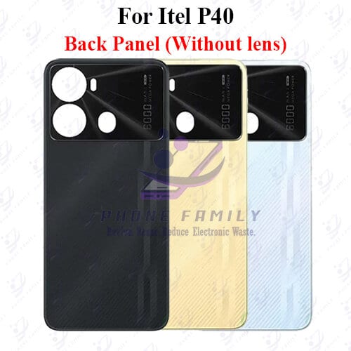 For Itel P40 Back Panel/Backshell/ Casing + Side Button With Logo-All Colors Available Price in Bangladesh - Mobile.com.bd