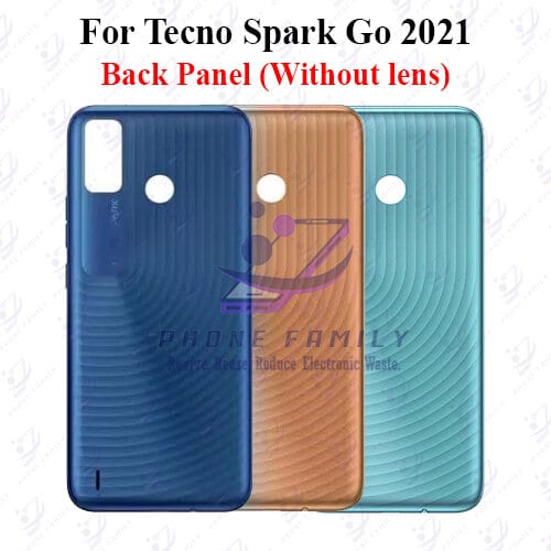 For Tecno Spark Go 2021 Back Panel/Backshell/ Casing + Side Button With Logo-All Colors Available Price in Bangladesh - Mobile.com.bd