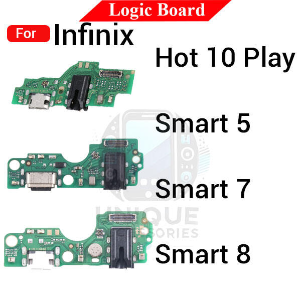 Infinix Charging Logic Board For Infinix Hot 12 Play Smart 5 7 8 Charging Port USB Plug PCB Dock Connector Spare parts Charging Port Parts Price in Bangladesh - Mobile.com.bd