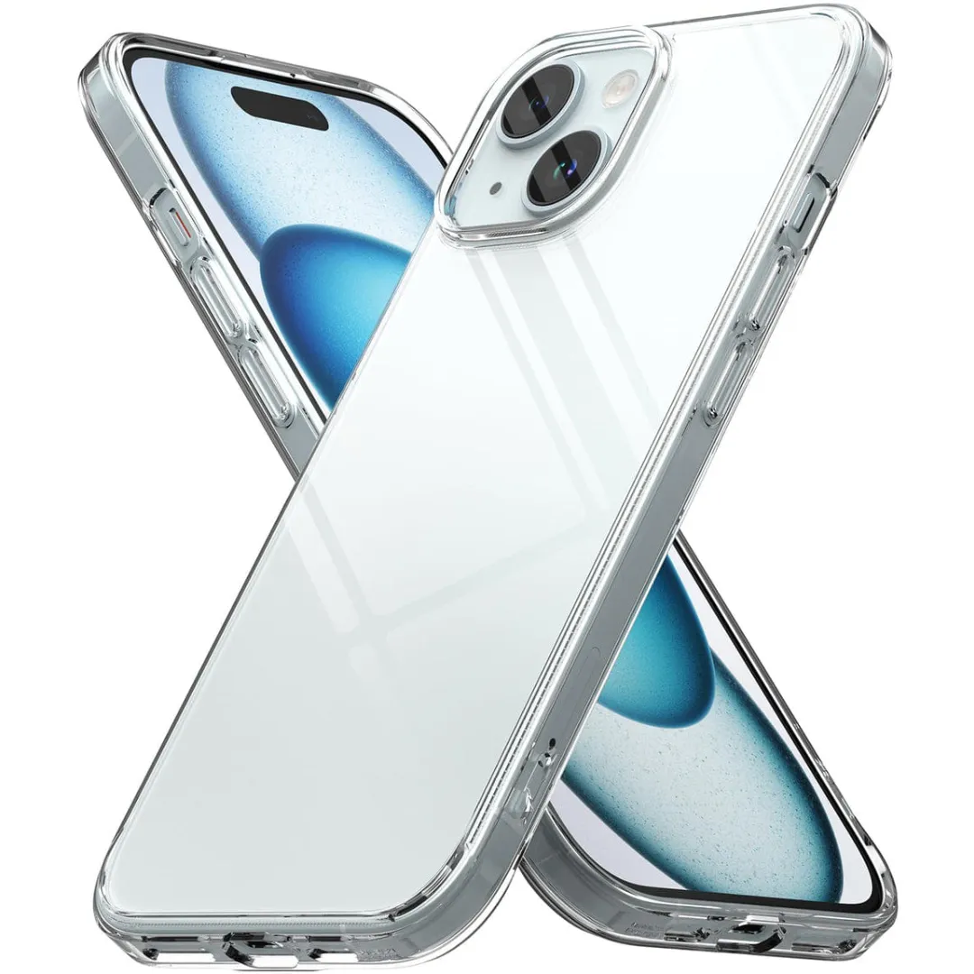 For Apple Iphone 15 Pro Max / Iphone 15 Pro / Iphone 15 Plus / Iphone 15 Crystal Clear Luxury Transparent Silicone Protect Back Cover Soft Case