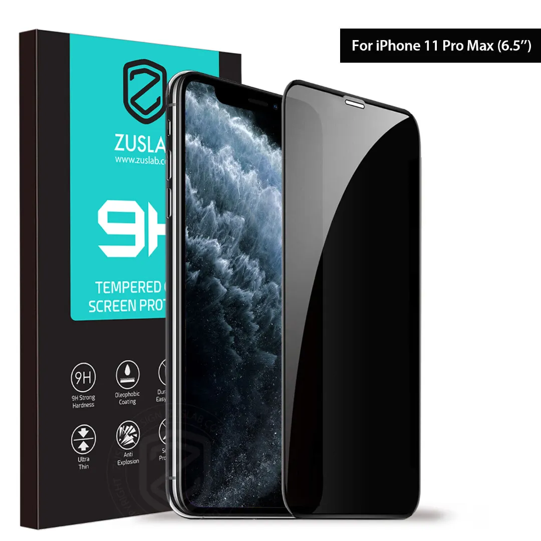 Premium 9H Privacy Tempered Glass Screen Protector For Apple Iphone 11 Pro Max