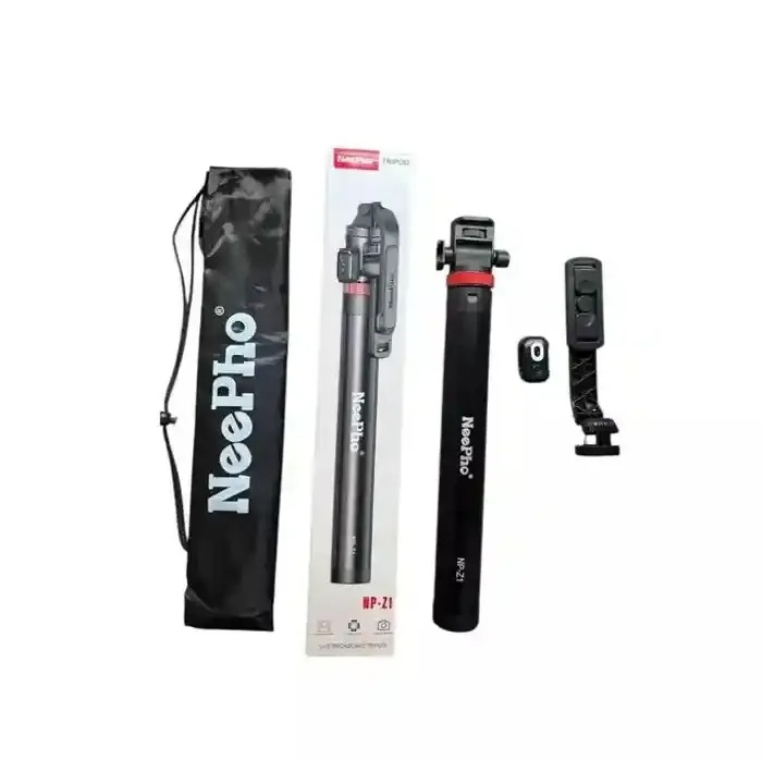 NeePho NP Z1 2 point 1 Meter Live Broadcast Tripod with Remote and Video Light for Mobile and Camera - Price in Bangladesh