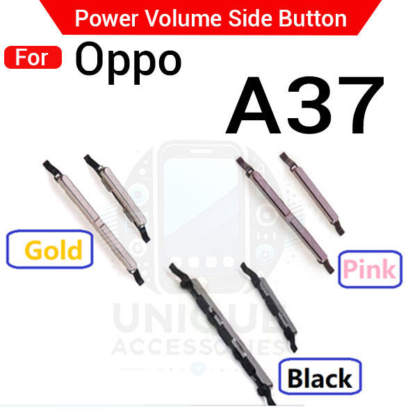 OPPO Compatible with Oppo A37 External Side Buttons Power On Off + Volume Control Button Outside Side Keys Buttons & Key Parts Price in Bangladesh - Mobile.com.bd