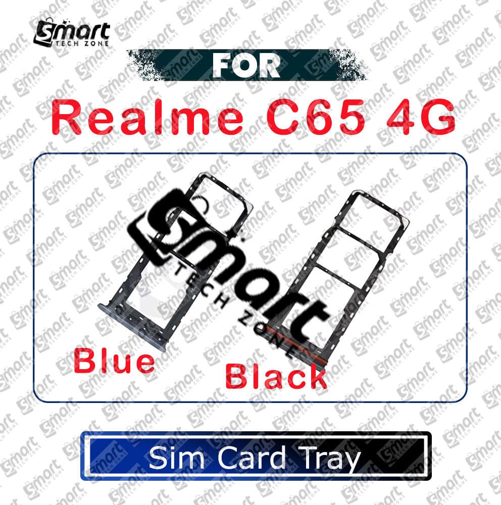 For Realme C65 4G Sim Tray Micro SD Card Slot with Sim Ejector Pin Replacement Parts - Price in Bangladesh