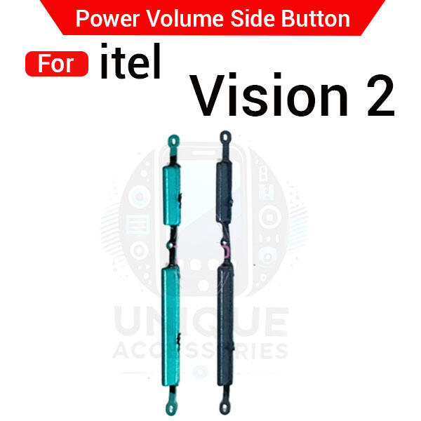 itel Compatible with itel Vision 2 External Side Buttons Power On Off + Volume Control Button Outside Side Keys Buttons & Key Parts Price in Bangladesh - Mobile.com.bd