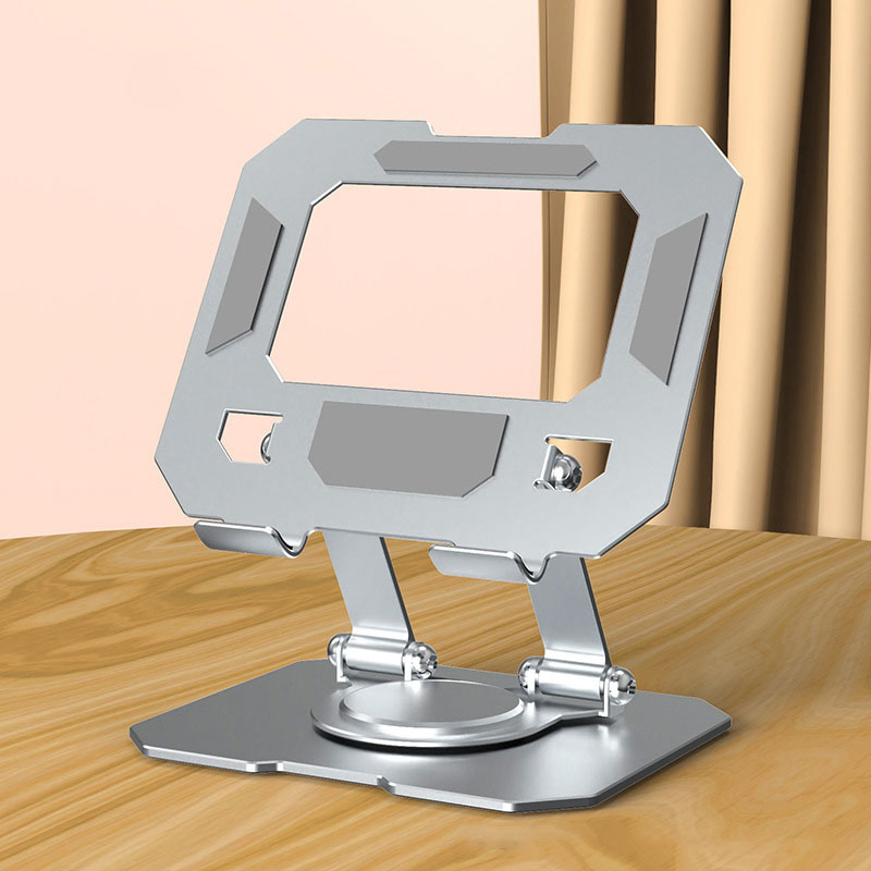 360 Degree Rotating Foldable Aluminum Tablet Stand Portable Adjustable Ergonomic Holder - Price in Bangladesh