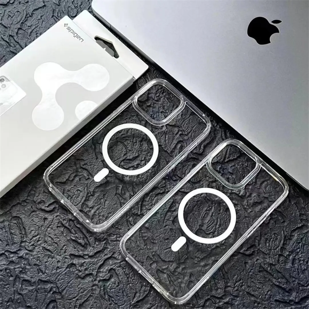 Spigen Clear Magnetic For Magsafe Wireless Charge Case For Iphone 14 Pro Max 14 Pro 14 14 Plustransparent Hard Back Cover. - Phone Back Cover Phone Cases & Covers Price in Bangladesh - Mobile.com.bd