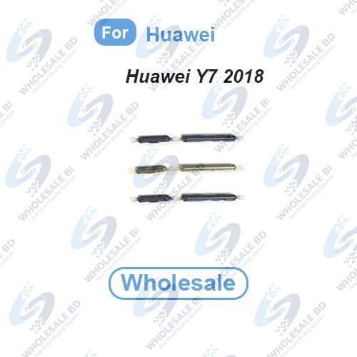 Power Volume Out Side Key Side Button For Huawei Y7 2018 (LDN-L01, LDN-LX3) Volume + Power Off On (Wholesale) Power Volume Flex Price in Bangladesh - Mobile.com.bd