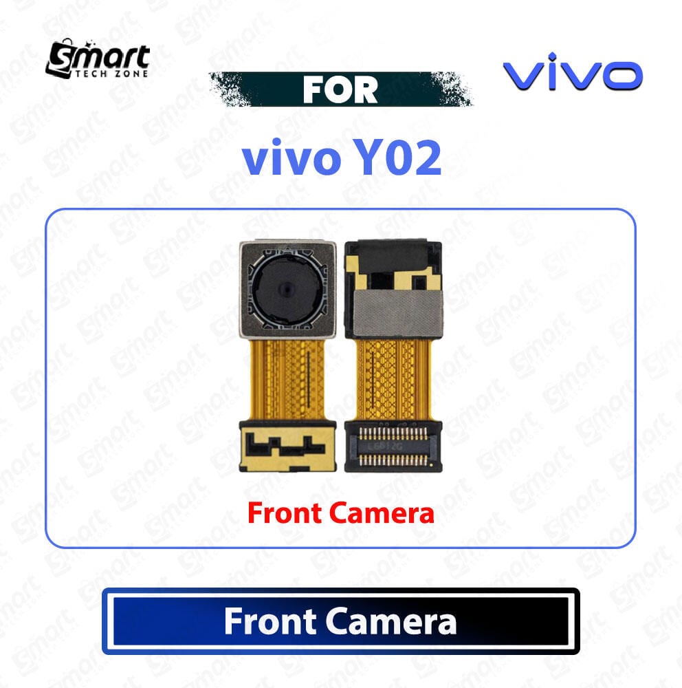 vivo Y02 Front Camera Module - Front Selfie Camera Flex Cable Ribbon Sensor Replacement Repair Spare Parts Price in Bangladesh - Mobile.com.bd