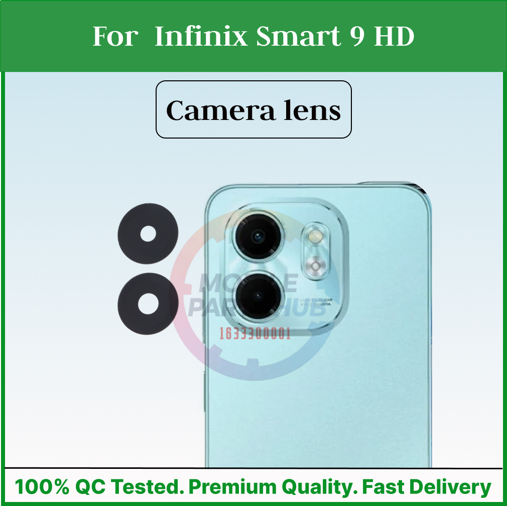 Back Rear Camera Lens Glass Compatible with For Infinix Smart 9 HD Camera Lens Glass Without Frame Mobile Parts & Accessories Price in Bangladesh - Mobile.com.bd