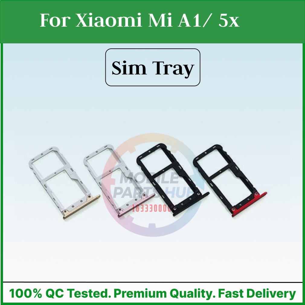 Xiaomi Mi A1/ 5x Sim Tray Micro SD Card Slot with Sim Ejector Pin Replacement Part Mobile Parts & Accessories Price in Bangladesh - Mobile.com.bd