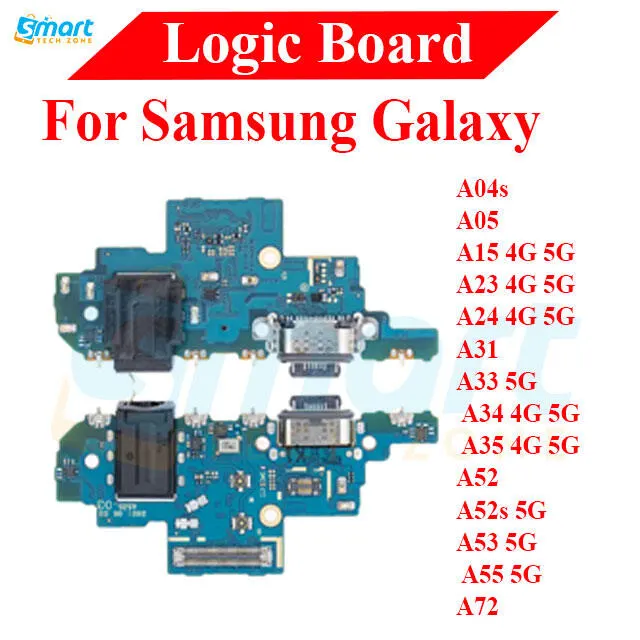 Charging Logic Board For Samsung Galaxy A04s A05 A15 A23 A24 A31 A33 A34 A35 A52 A52s A53 A55 A72 Charging Port USB Plug PCB Dock Connector Spare parts Charging Port Parts Price in Bangladesh - Mobile.com.bd