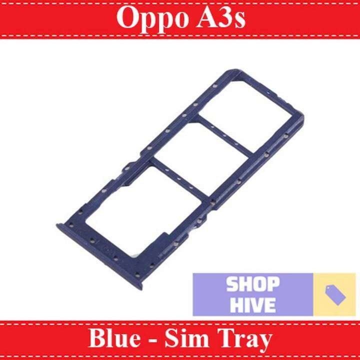 Oppo A3s Sim Tray Micro SD Card Slot with Sim Ejector Pin Replacement Part Replacement Parts Price in Bangladesh - Mobile.com.bd