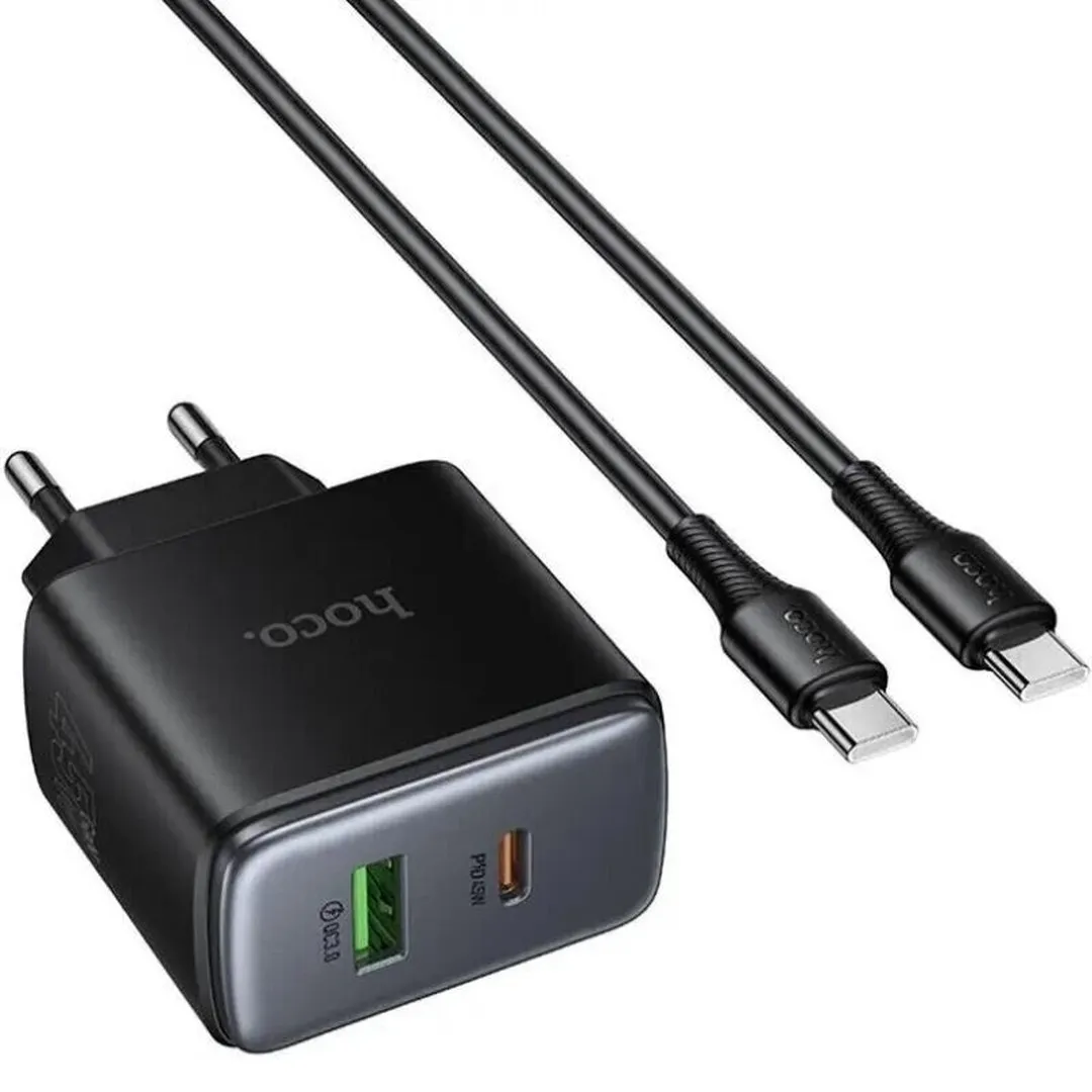Hoco 45W PD Fast Charger QC3.0 C to C Cable  C158A Upgrade PD45W - Price in Bangladesh