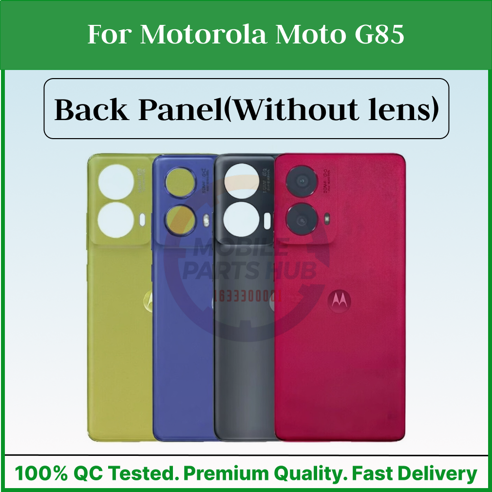 For Motorola Moto G85 Back Panel/Backshell/ Casing With Logo-All Colors Available Mobile Parts & Accessories Price in Bangladesh - Mobile.com.bd
