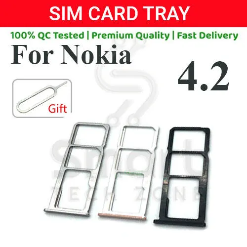 Nokia 4.2 Sim Tray Micro SD Card Slot with Sim Ejector Pin Replacement Part Sim Trays & Ejector Pins Price in Bangladesh - Mobile.com.bd