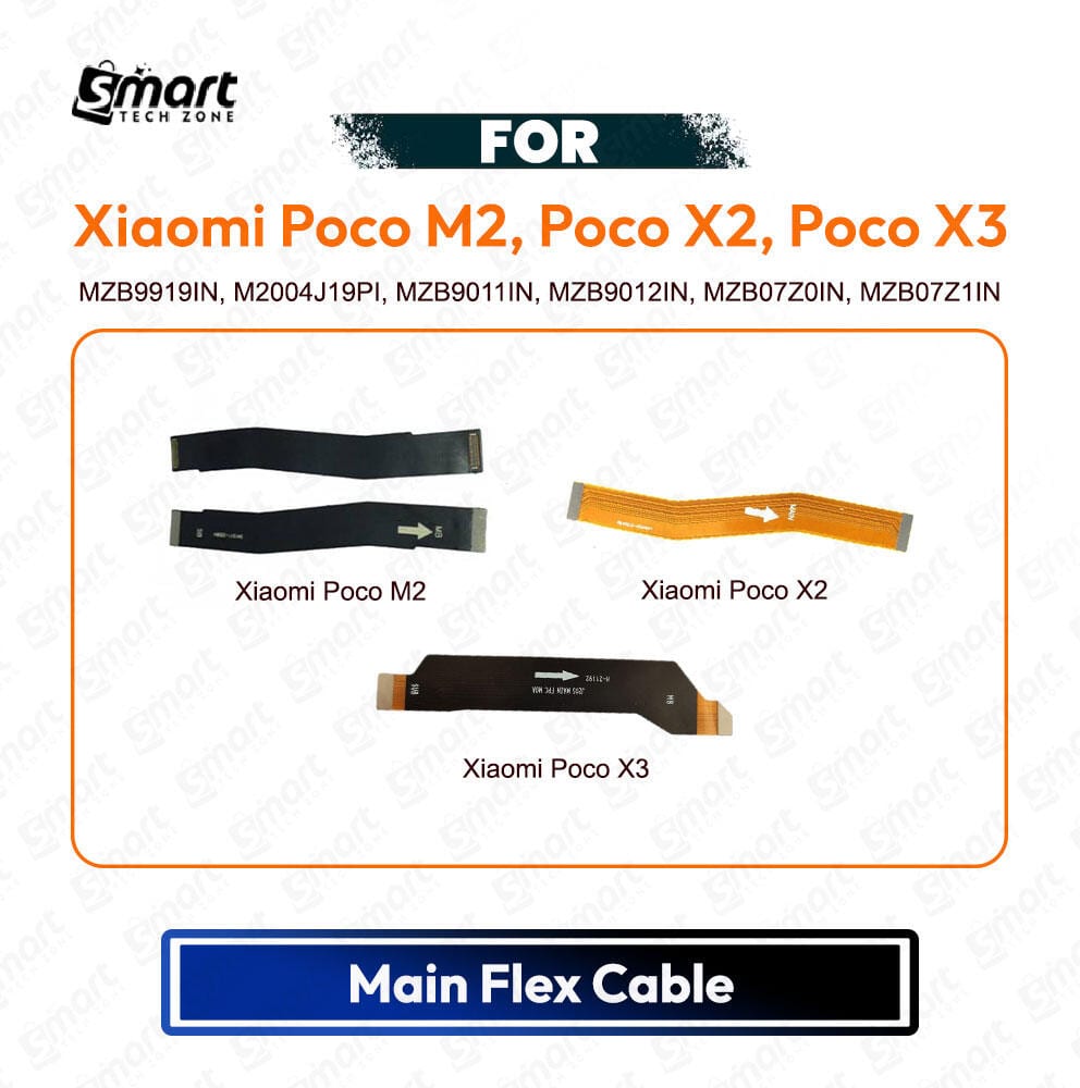 Xiaomi Poco M2, Poco X2, Poco X3 Main Board Motherboard Connector Flex Cable PCB Board Repair Spare Part Replacement Flex Cable Ribbon Price in Bangladesh - Mobile.com.bd