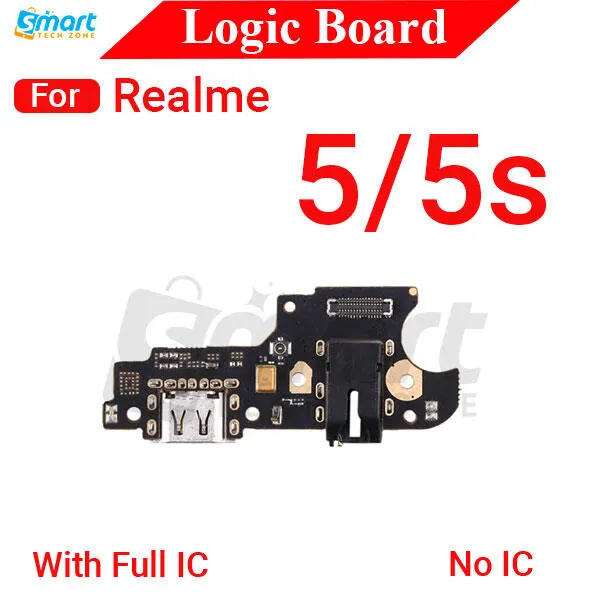 Charging Logic Board For Realme 5/ 5s Charging Port USB Plug PCB Dock Connector Spare parts Charging Port Parts Price in Bangladesh - Mobile.com.bd