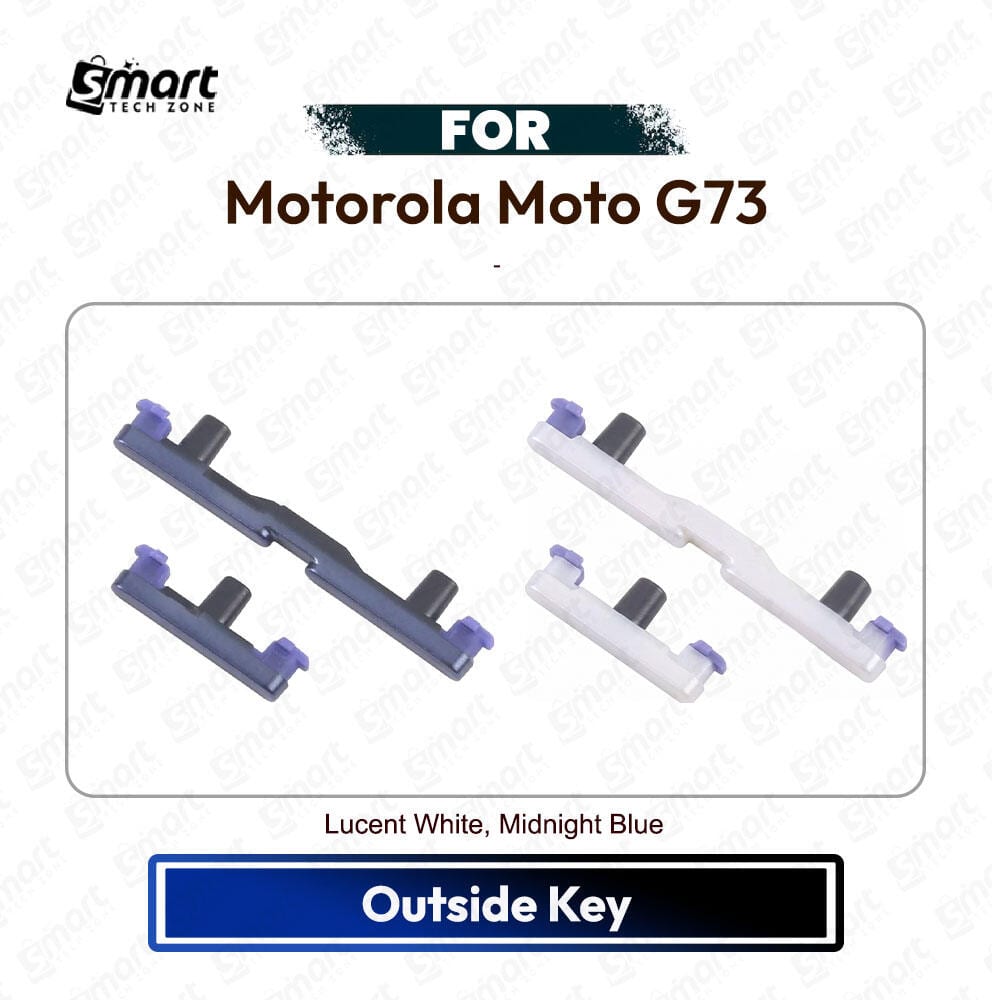 Motorola Moto G73 Power On Off, Volume Up Down Button Side Key, Outside Key Replacement Repair Spare Part For - Price in Bangladesh