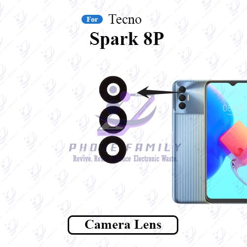 For Tecno Spark 8P Camera Main Glass Lens Replacement Part Main Camera Glass (not Protector) Price in Bangladesh - Mobile.com.bd