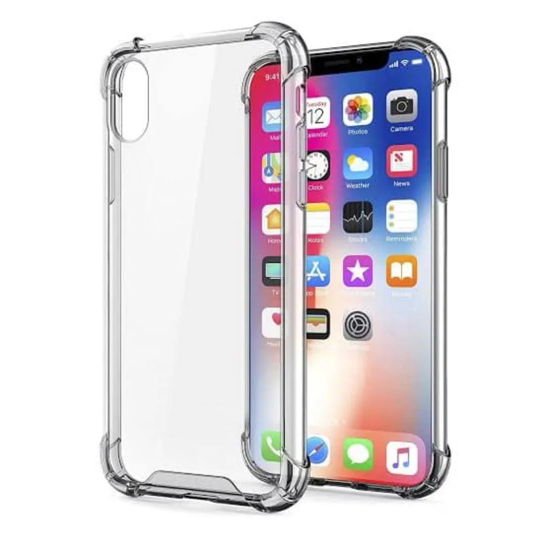 For Iphone 6/6S/6S+/7/8/7+/8+/X/Xs/Xs Max/Xr/11/11 Pro/11 Pro Max/12/12 Pro/12 Pro Max/13/13 Pro/13 Pro Max/14/14 Pro/14 Plus/14 Pro Max/15/15 Plus/15 Pro/15 Pro Max 16/16 Plus/16 Pro/16 Pro Max Shockproof Soft Silicone Transparent Clear Case Back Cover