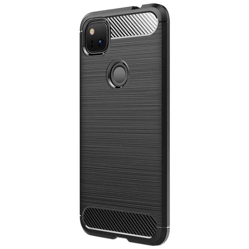Google Carbon Fiber Bumper Phone Case For Google Pixel 5 Back Cover Coque Shockproof Protective Case & Cover Price in Bangladesh - Mobile.com.bd