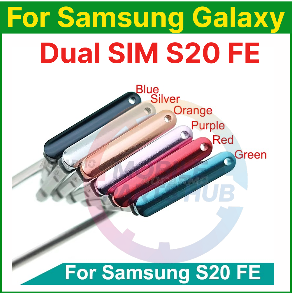 Samsung Galaxy S20 FE Sim Tray Micro SD Card Slot Holder Reader Socket with Sim Ejector Pin Replacement Parts Mobile Parts & Accessories Price in Bangladesh - Mobile.com.bd