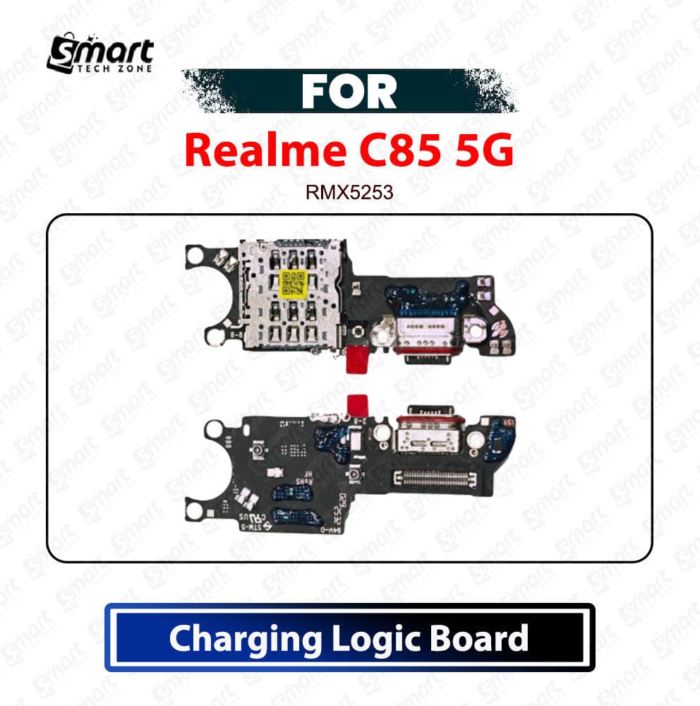 Realme C85 5G Charging Logic Board - USB Charging Port Dock Connector & Mic PCB Board Replacement Repair Spare Parts (RMX5253) - Price in Bangladesh
