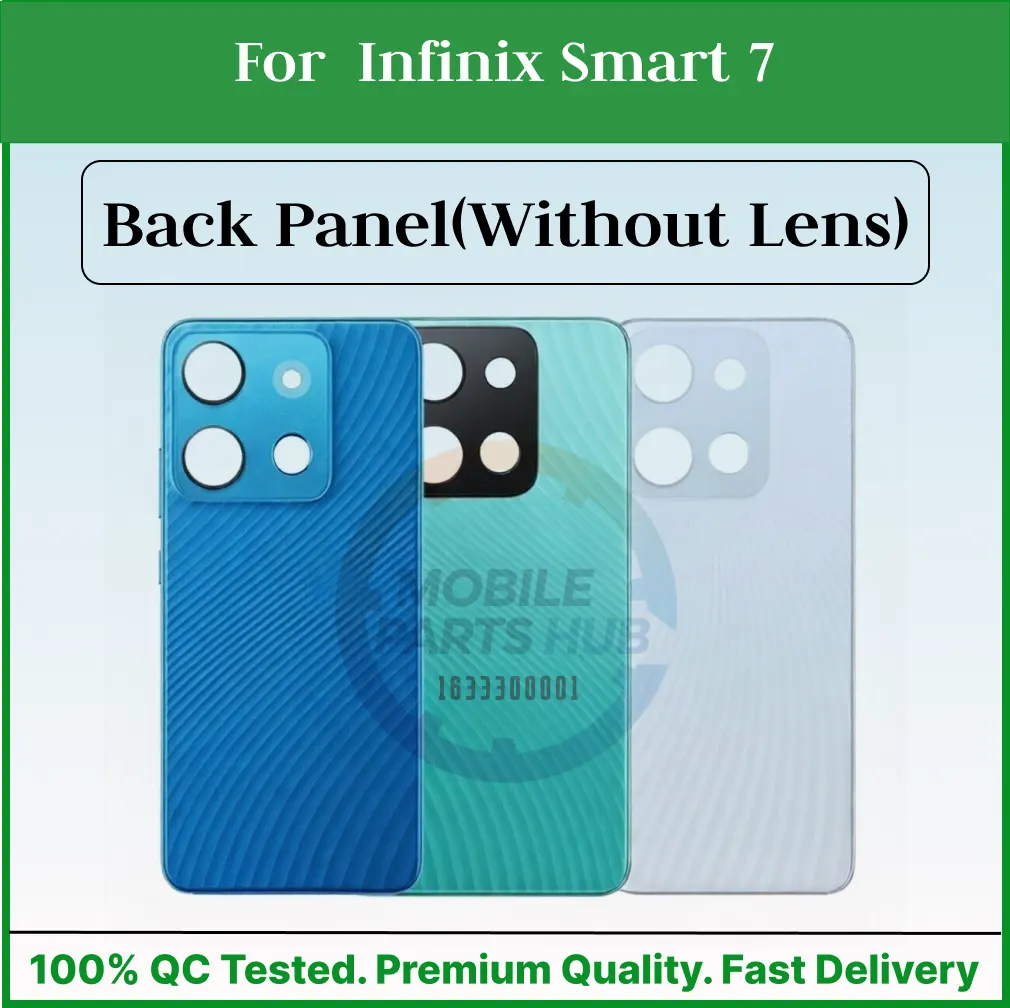 For Infinix Smart 7 Back Panel/Backshell/ Casing + Side Button With Logo-All Colors Available Back Panels & Housings Price in Bangladesh - Mobile.com.bd