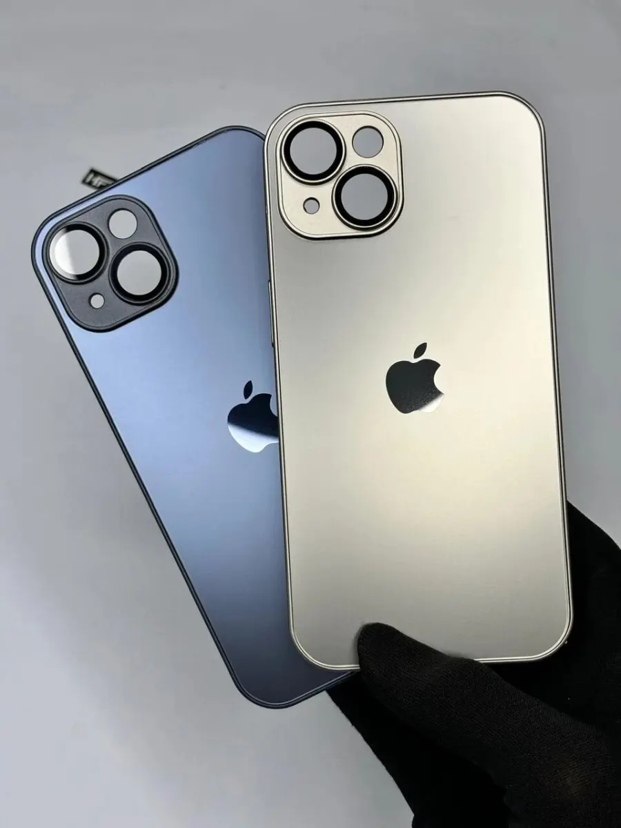 AG Glass Case With Apple Logo Case for Iphone 14+ | Iphone 14 plus
