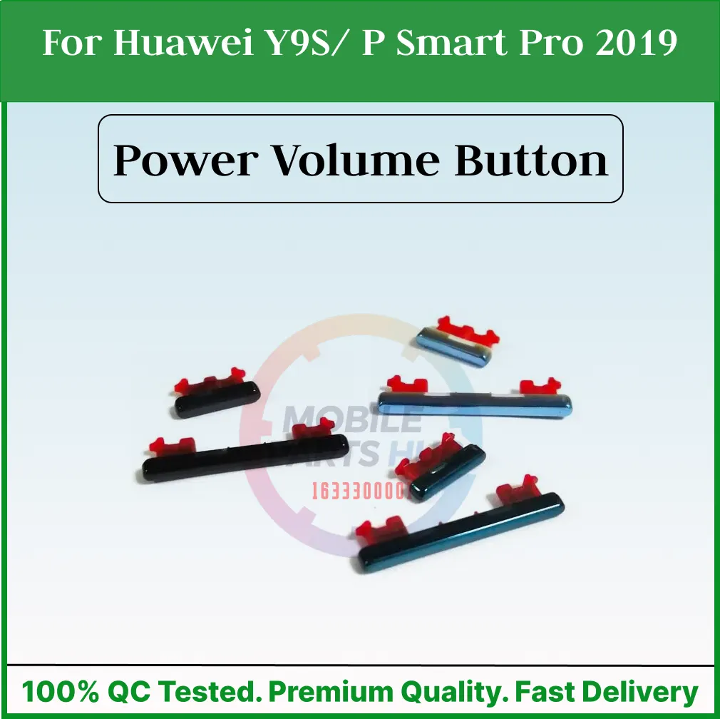 Compatible with Huawei Y9S/ P Smart Pro 2019 External Side Buttons Power On Off + Volume Control Button Outside Side Keys - Price in Bangladesh