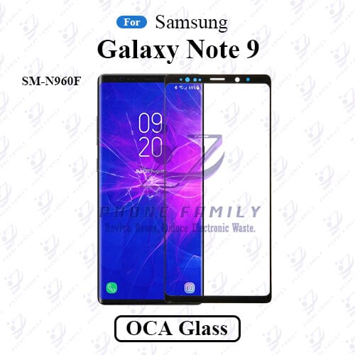 For Samsung Galaxy Note 9 SM-N960F LCD Display Touch Screen Front Glass Lens + Lamination OCA , Not Tempered Glass Protector - Price in Bangladesh