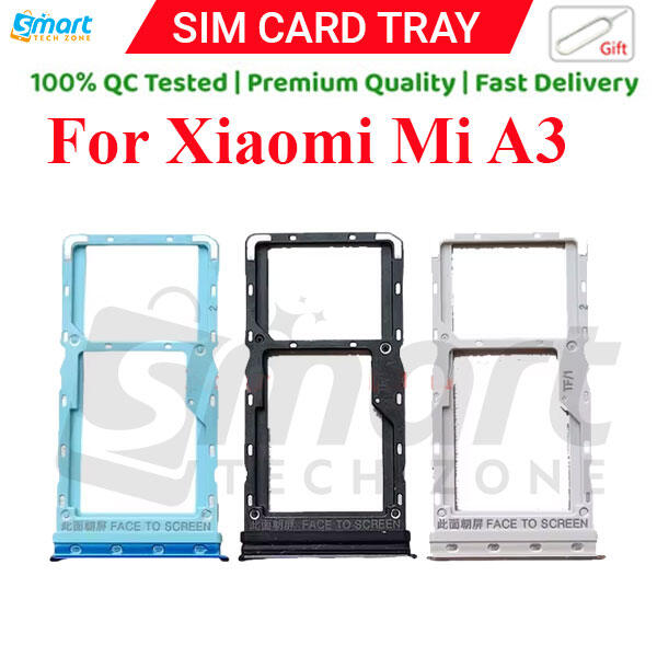 Xiaomi Mi A3 Sim Tray Micro SD Card Slot with Sim Ejector Pin Replacement Part Sim Trays & Ejector Pins Price in Bangladesh - Mobile.com.bd