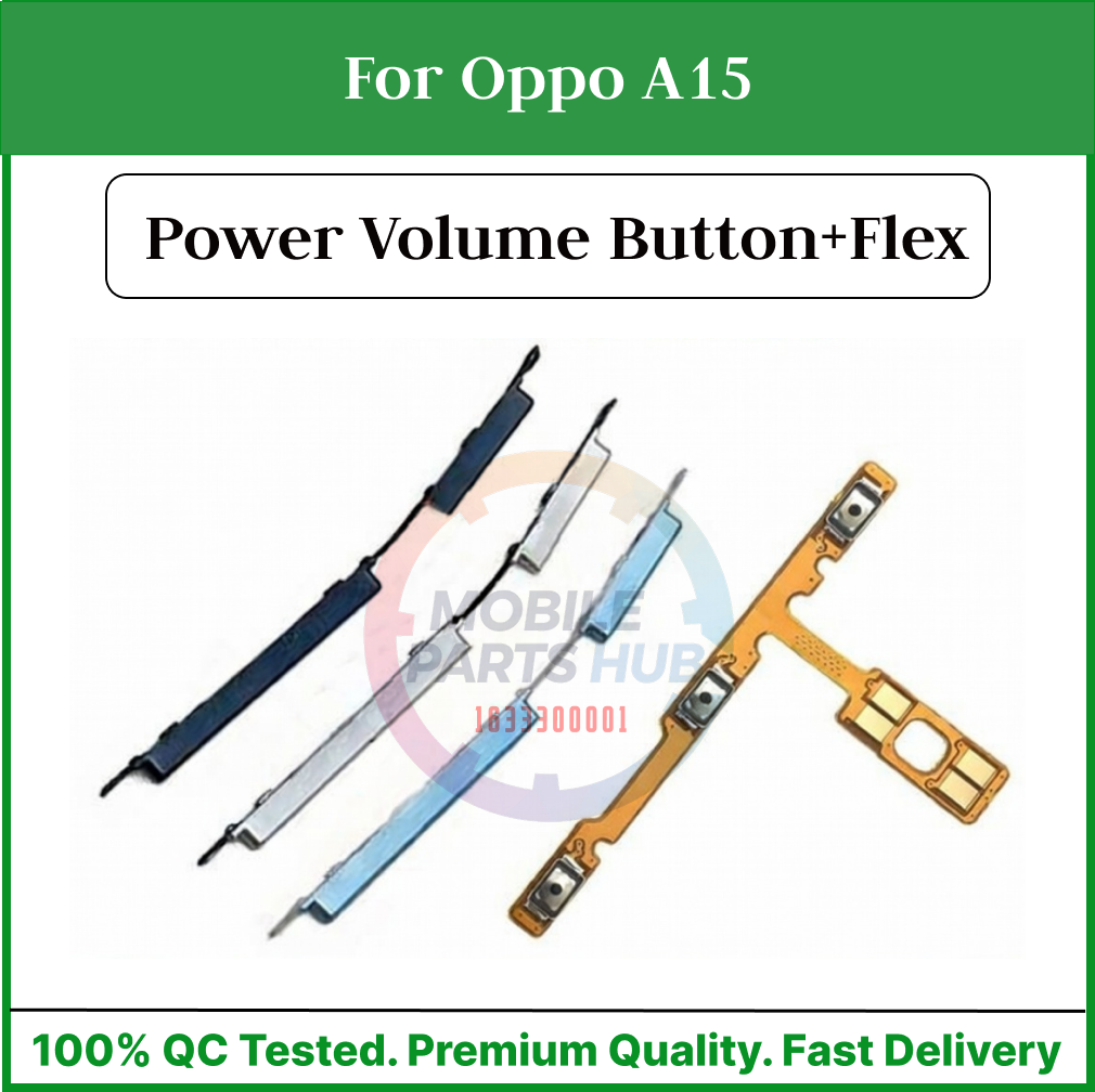 Oppo A15 Power on / off Switch Button Side Volume Up Down Buttons +Flex Cable Replacement Parts Mobile Parts & Accessories Price in Bangladesh - Mobile.com.bd