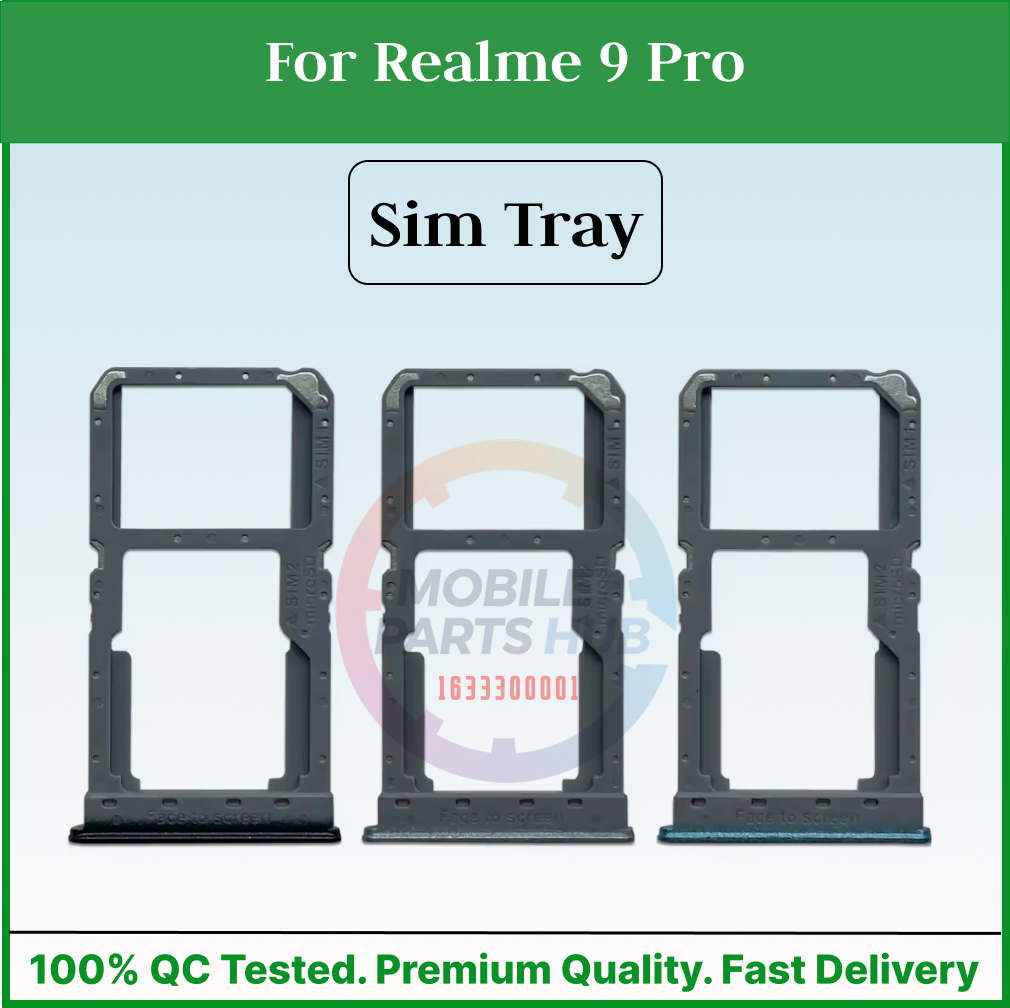 For Realme 9 Pro  Sim Tray Micro SD Card Slot with Sim Ejector Pin Replacement Part Mobile Parts & Accessories Price in Bangladesh - Mobile.com.bd