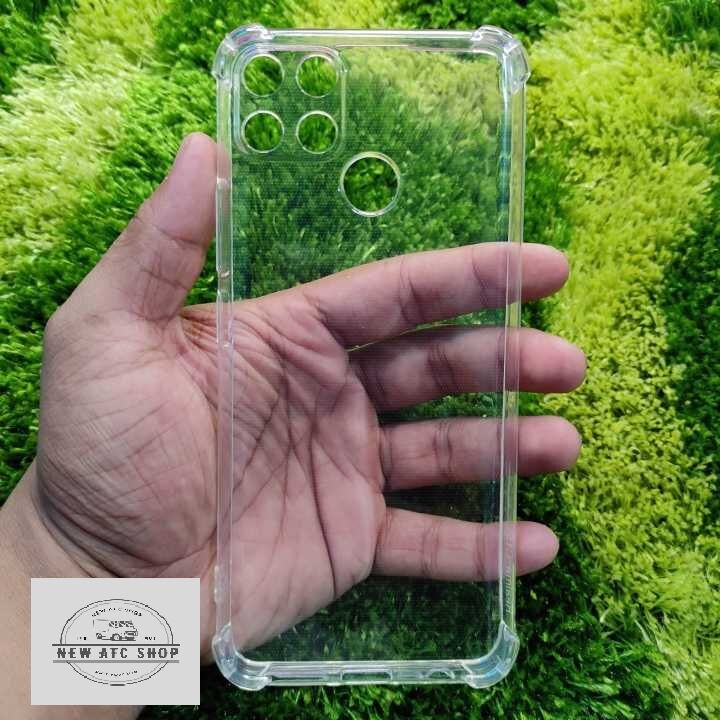 For Realme C25, C25s, C12, Narzo 20, Narzo 30A Clear Cover Soft Thin Anti-Scratches Crystal Case(Transparent)