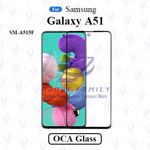 For Samsung Galaxy A51 SM-A515F LCD Display Touch Screen Front Glass Lens + Lamination OCA , Not Tempered Glass Protector - Price in Bangladesh