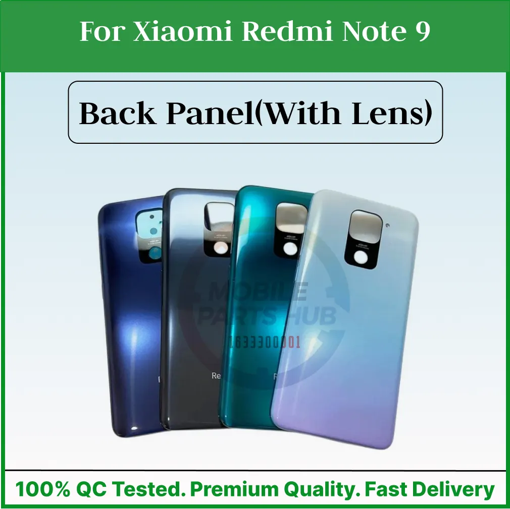 For Xiaomi Redmi Note 9 Back Panel/Backshell/ Casing +Side Button With Logo-All Colors Available Back Panels & Housings Price in Bangladesh - Mobile.com.bd