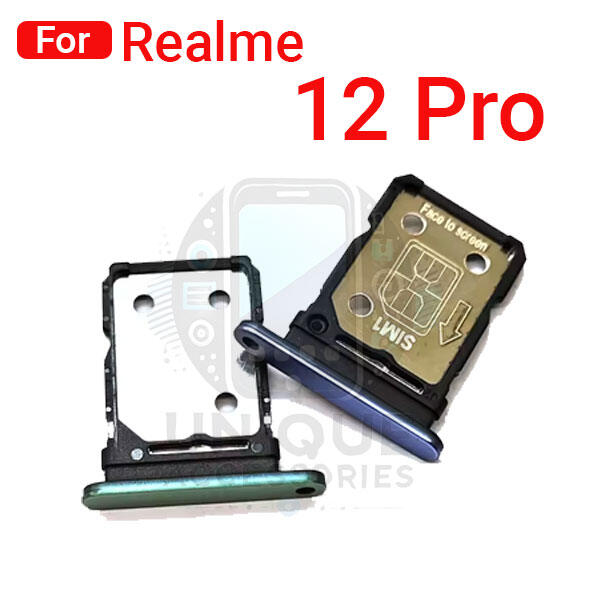 Realme 12 Pro Sim Tray Micro SD Card Slot with Sim Ejector Pin Replacement Part Sim Trays & Ejector Pins Price in Bangladesh - Mobile.com.bd