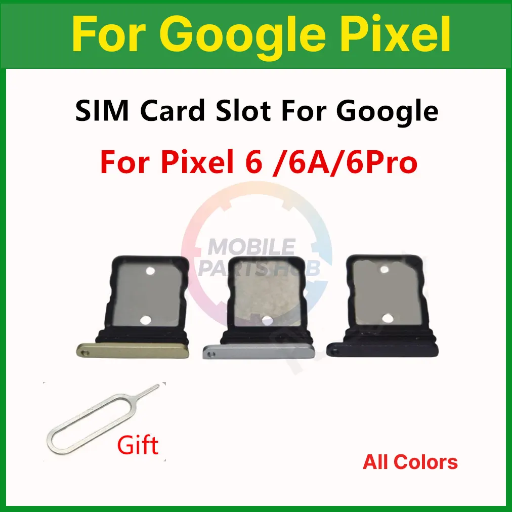 For Google Pixel 6, Pixel 6A, Pixel 6Pro Nano Sim Card Tray Holder Sim Adaptor With Free Sim Ejector Pin Replacement Part Mobile Parts & Accessories Price in Bangladesh - Mobile.com.bd