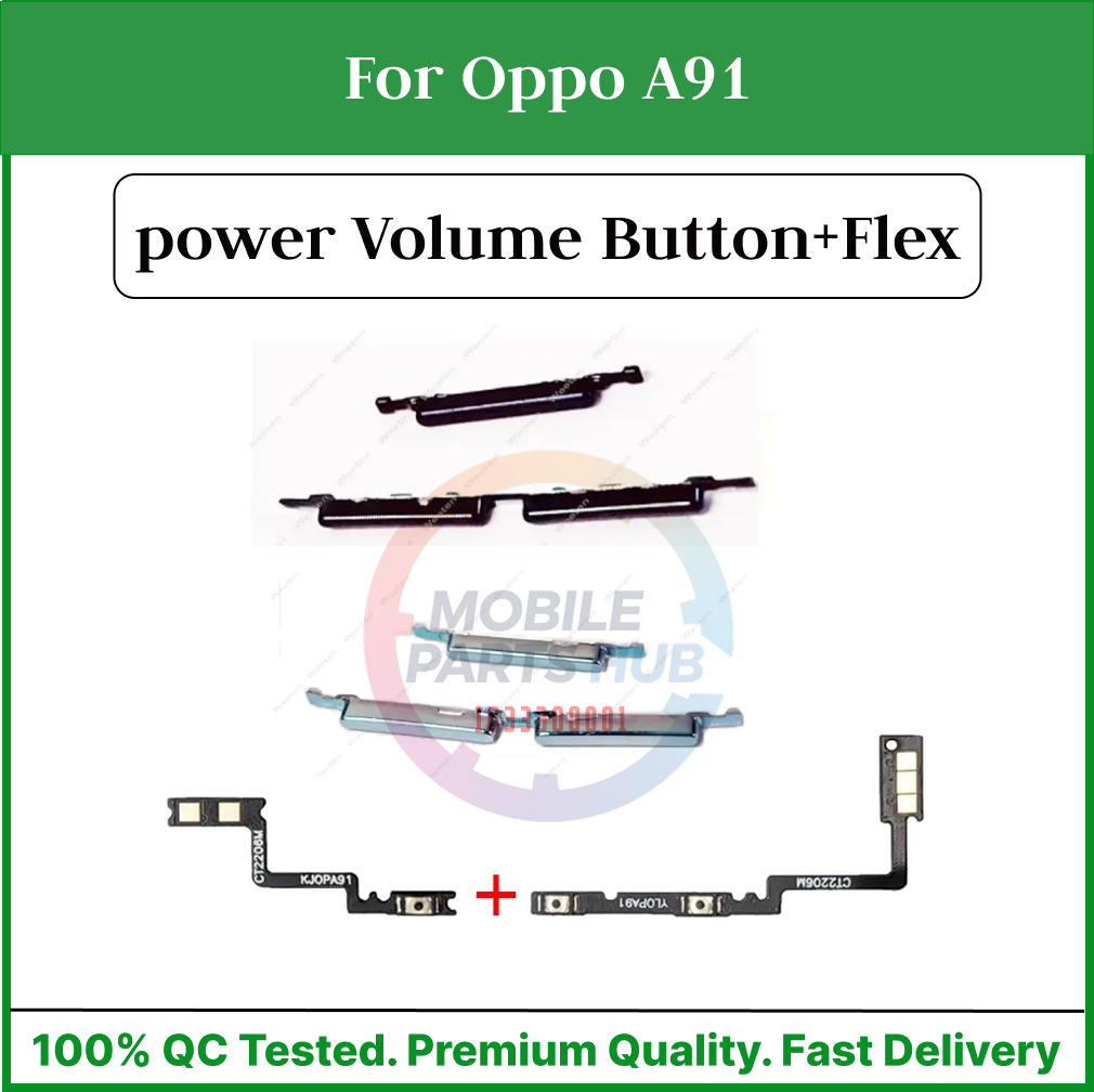 Oppo A91 Power on / off Switch Button Side Volume Up Down Buttons +Flex Cable Replacement Parts Mobile Parts & Accessories Price in Bangladesh - Mobile.com.bd