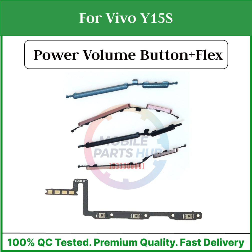 Vivo Y15S Power on / off Switch Button Side Volume Up Down Buttons +Flex Cable Replacement Parts Mobile Parts & Accessories Price in Bangladesh - Mobile.com.bd
