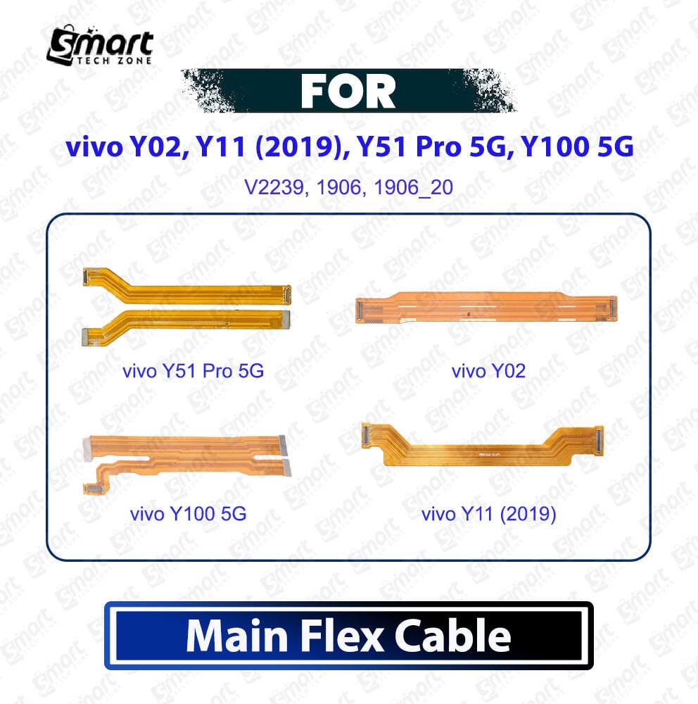 Vivo Y02, Y11 (2019), Y51 Pro 5G, Y100 5G Main Board Motherboard Connector Flex Cable Ribbon Replacement Spare Repair Part - Price in Bangladesh