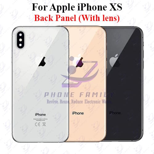 For Apple iPhone XS Back Panel/Backshell/ Casing + Camera Lens With Logo-All Colors Available Price in Bangladesh - Mobile.com.bd