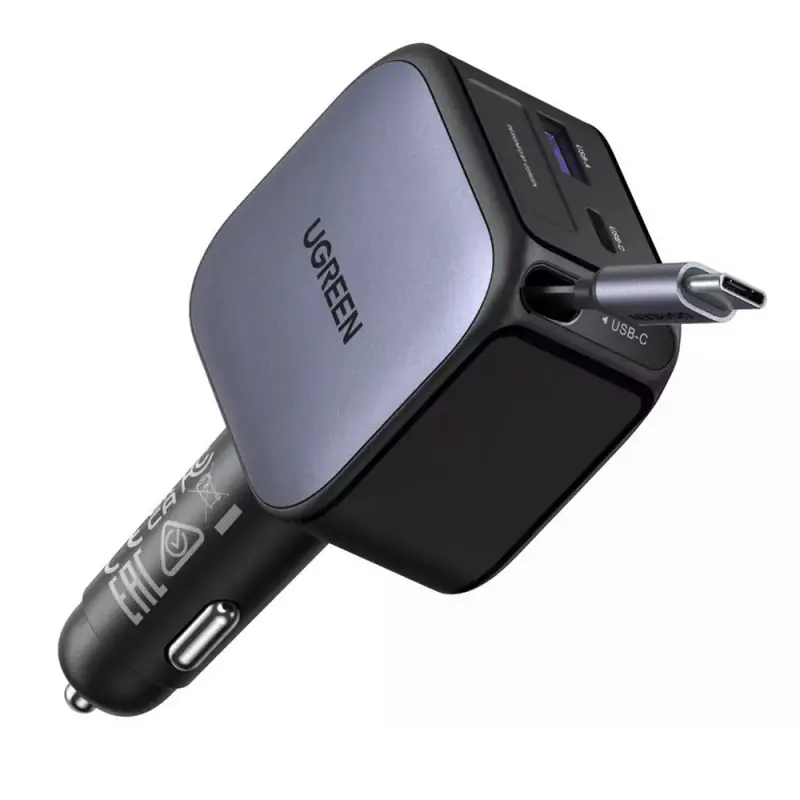 UGREEN EC603 Car Charger with Cable-90W Cable & Adapters Price in Bangladesh - Mobile.com.bd