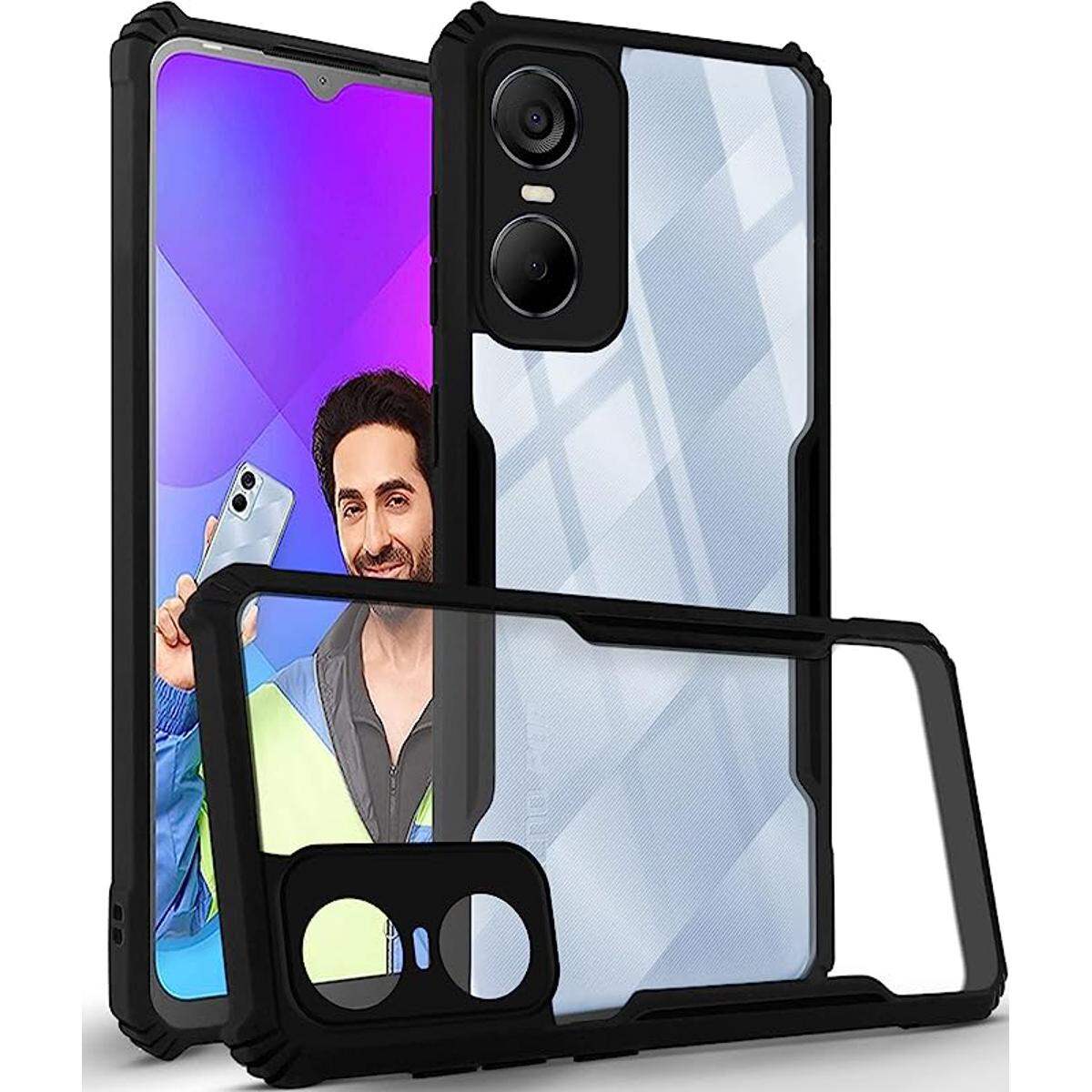 FOR TECNO POP 6 PRO TRANSPARENT BACK COVER