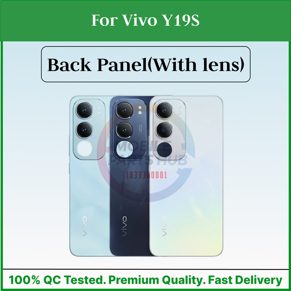 For Vivo Y19S Back Panel/Backshell/ Casing + Camera Lens With Logo-All Colors Available Mobile Parts & Accessories Price in Bangladesh - Mobile.com.bd